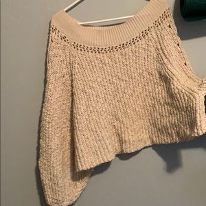Off the shoulder sweater